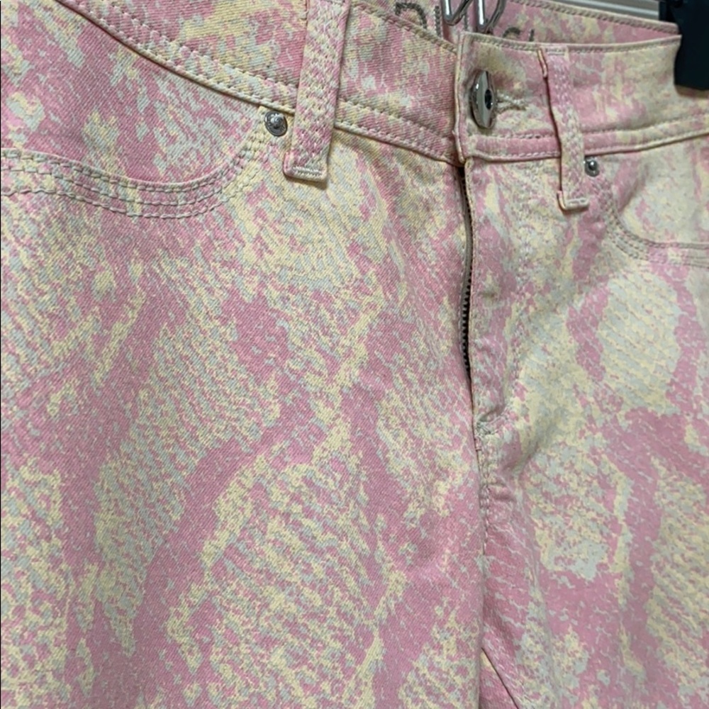 DL1961 pink python print Emma jeans - Picture 5 of 5